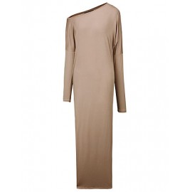 Women's Sexy Vintage Long Sleeve Split Dress