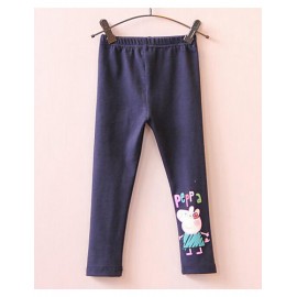 Girl's Casual/Daily Solid PantsCotton Fall Blue / Pink / Gray  