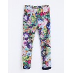 Girl's Casual/Daily Print Pants / LeggingsCotton Fall Purple  