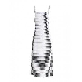 Women's Sexy / Beach Striped Sweater Dress , Strap Maxi Polyester