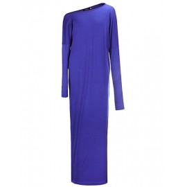 Women's Sexy Vintage Long Sleeve Split Dress