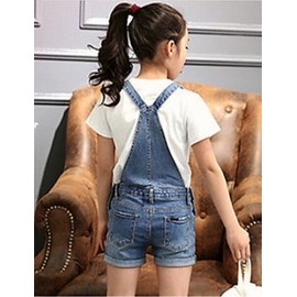 Girl's Casual/Daily Jeans,Cotton Summer Blue  