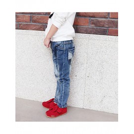 Girl Going out / Casual/Daily / School Embroidered Jeans-Denim All Seasons  