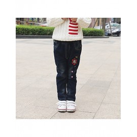 Girl Going out / Casual/Daily / School Patchwork Jeans-Denim All Seasons  